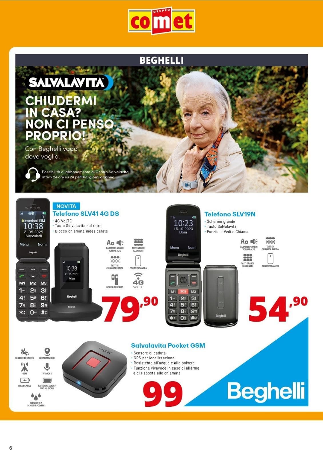 Pagina 6. del volantino Comet - Telefonia