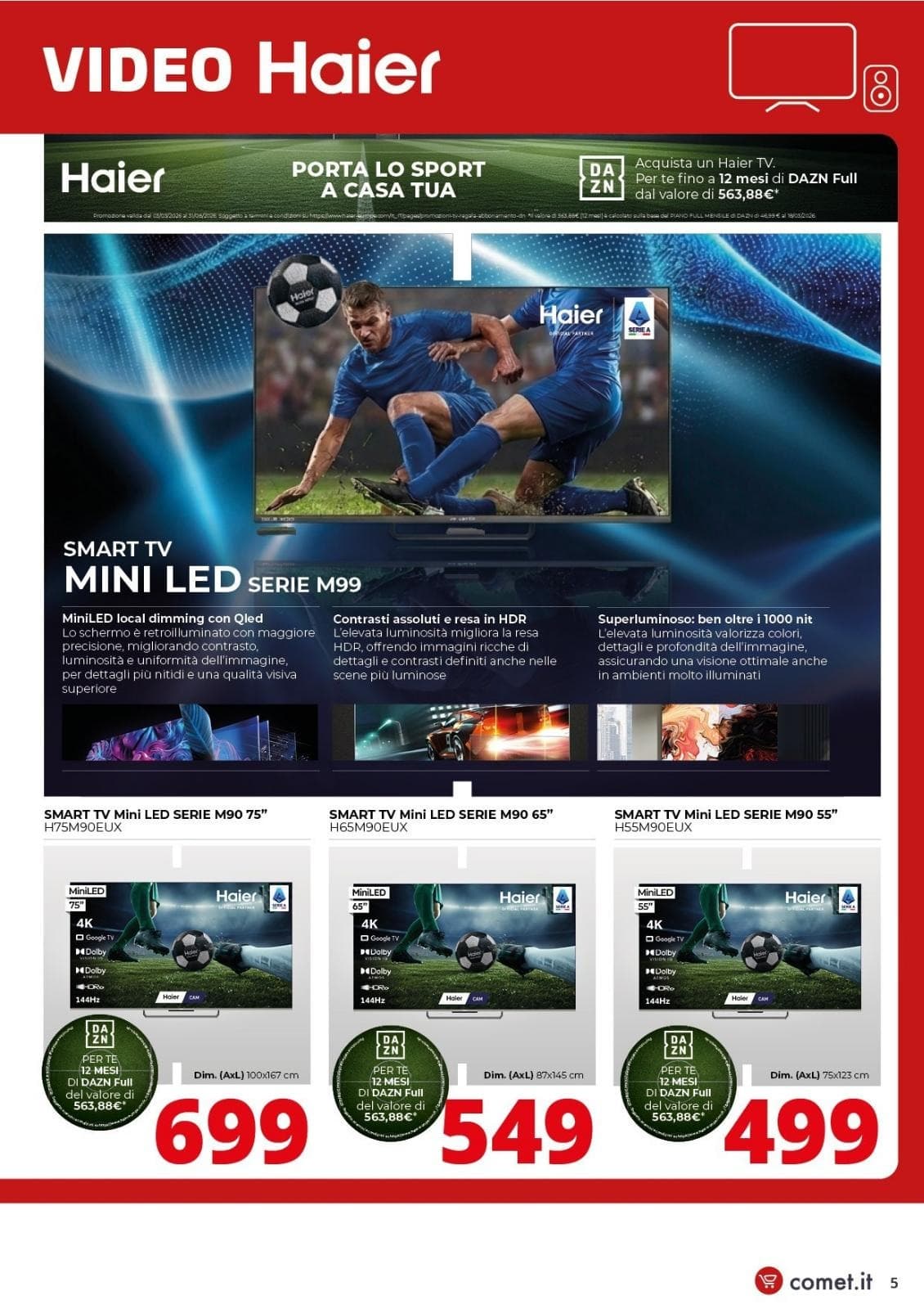Pagina 5. del volantino Comet - Haier dal 25/08/2026