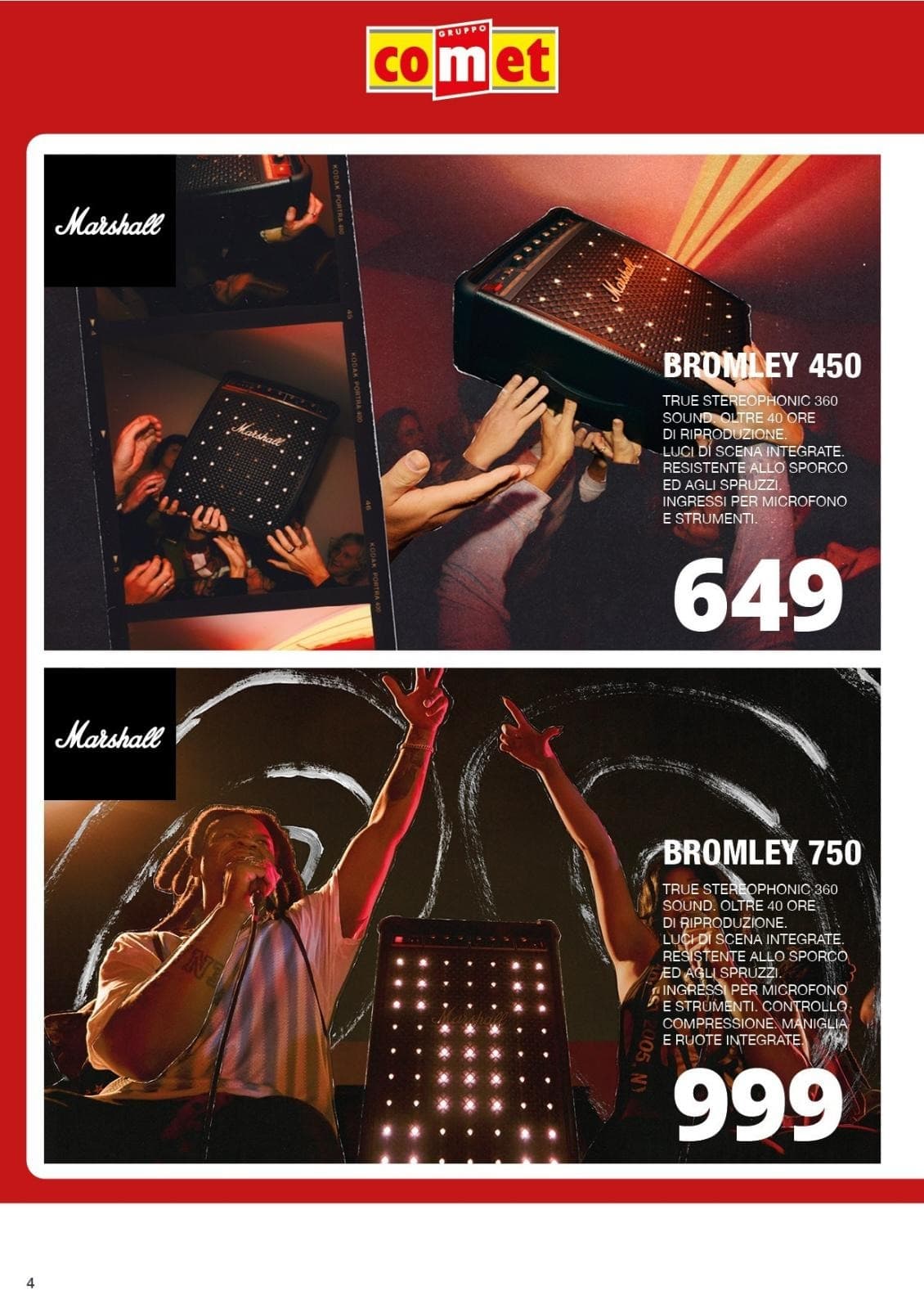 Pagina 4. del volantino Comet - Audio