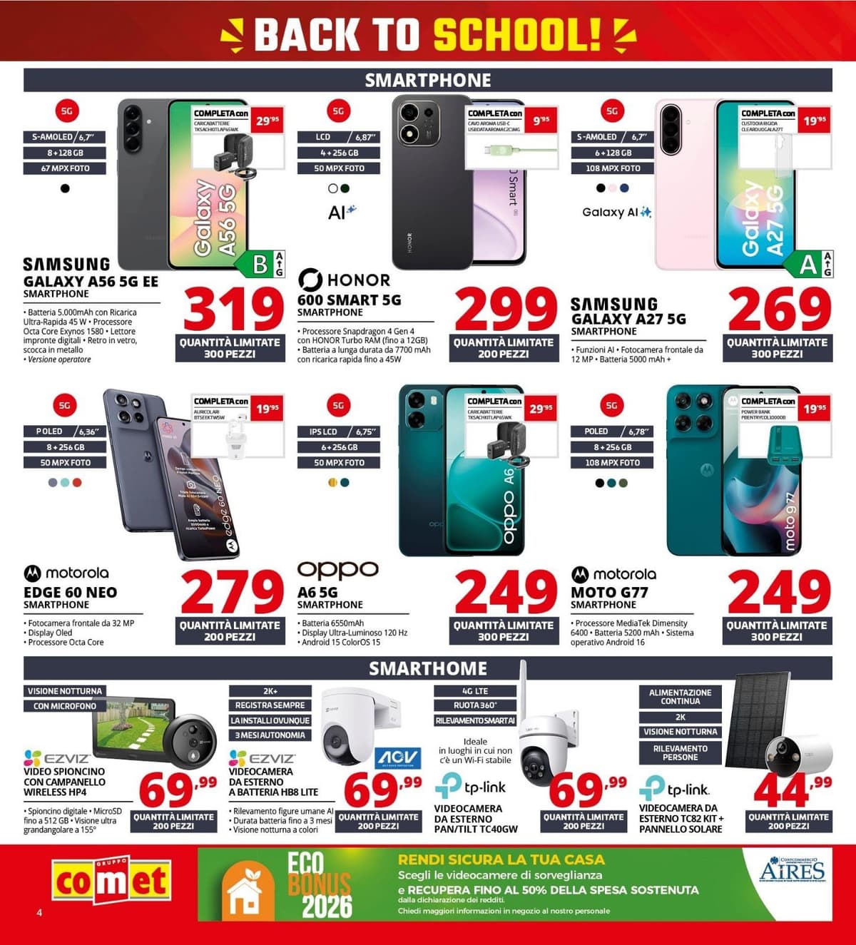 Pagina 4. del volantino Comet - Back To School