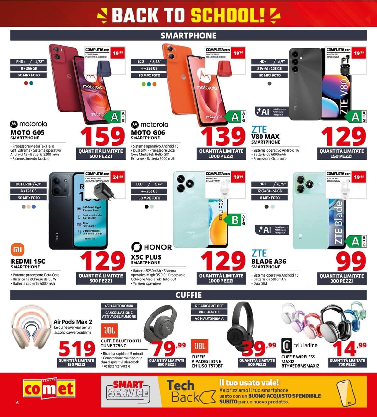 Pagina 6. del volantino Comet - Back To School