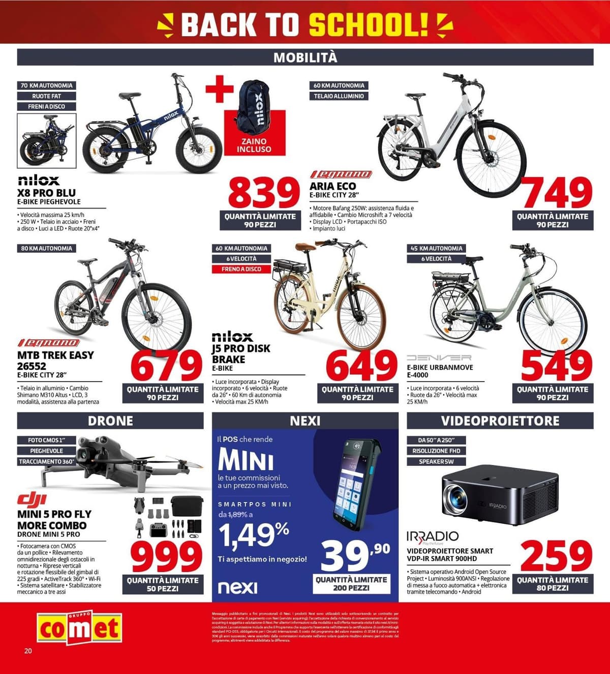 Pagina 20. del volantino Comet - Back To School