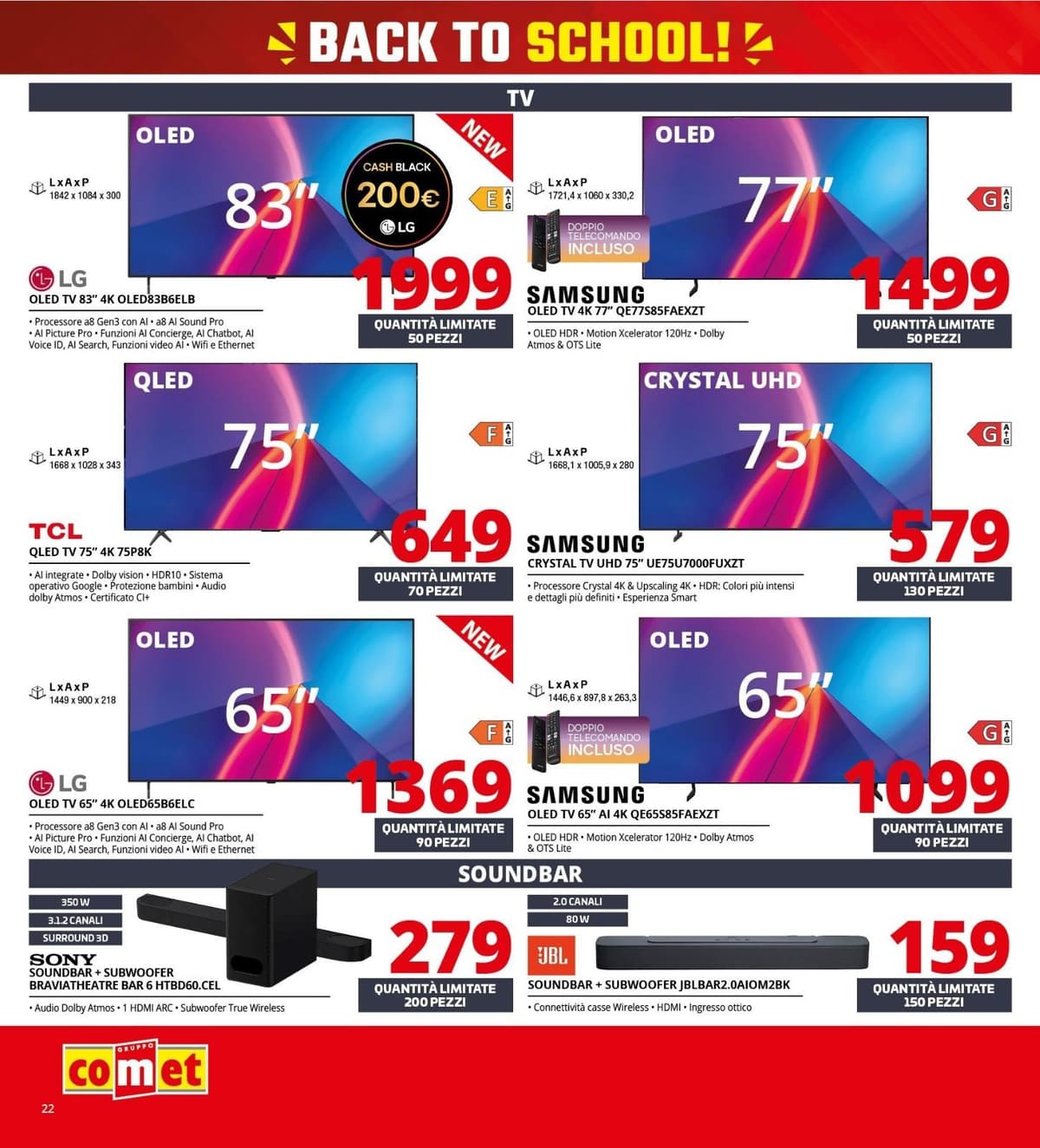 Pagina 22. del volantino Comet - Back To School