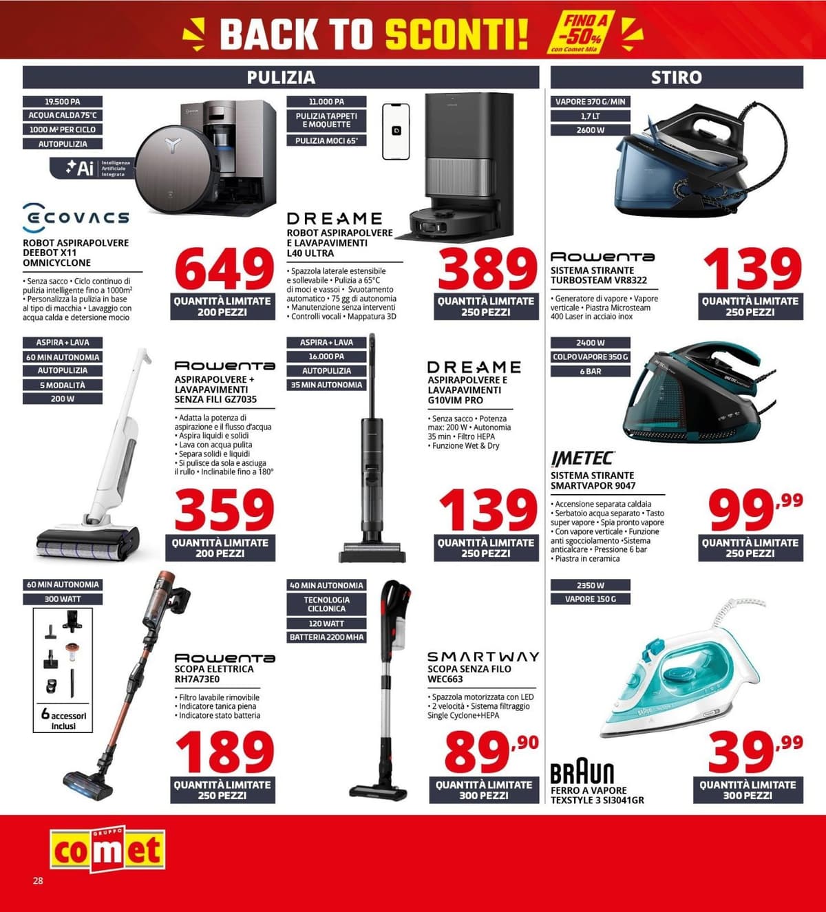 Pagina 28. del volantino Comet - Back To School