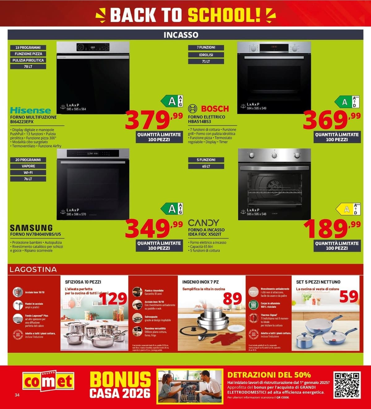 Pagina 34. del volantino Comet - Back To School