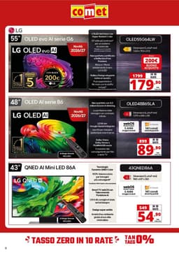 Pagina 8 del volantino Comet Speciale Audio E Video