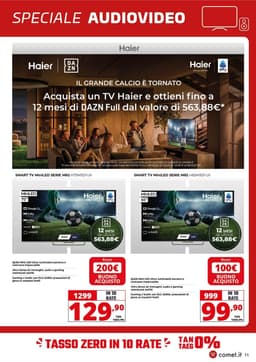 Pagina 11 del volantino Comet Speciale Audio E Video