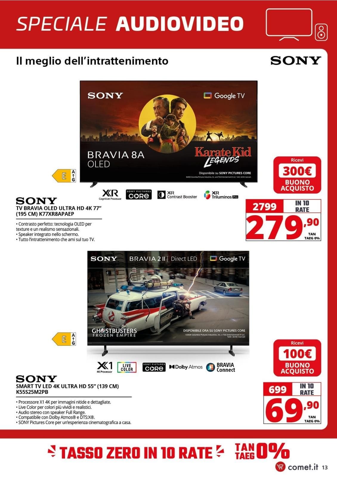 Pagina 13. del volantino Comet - Speciale Audio E Video