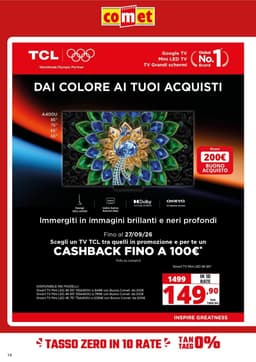 Pagina 14 del volantino Comet Speciale Audio E Video