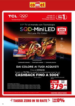 Pagina 16 del volantino Comet Speciale Audio E Video