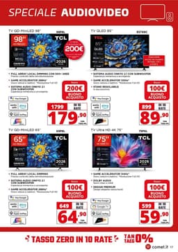 Pagina 17 del volantino Comet Speciale Audio E Video