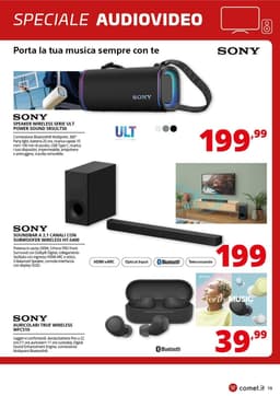 Pagina 19 del volantino Comet Speciale Audio E Video