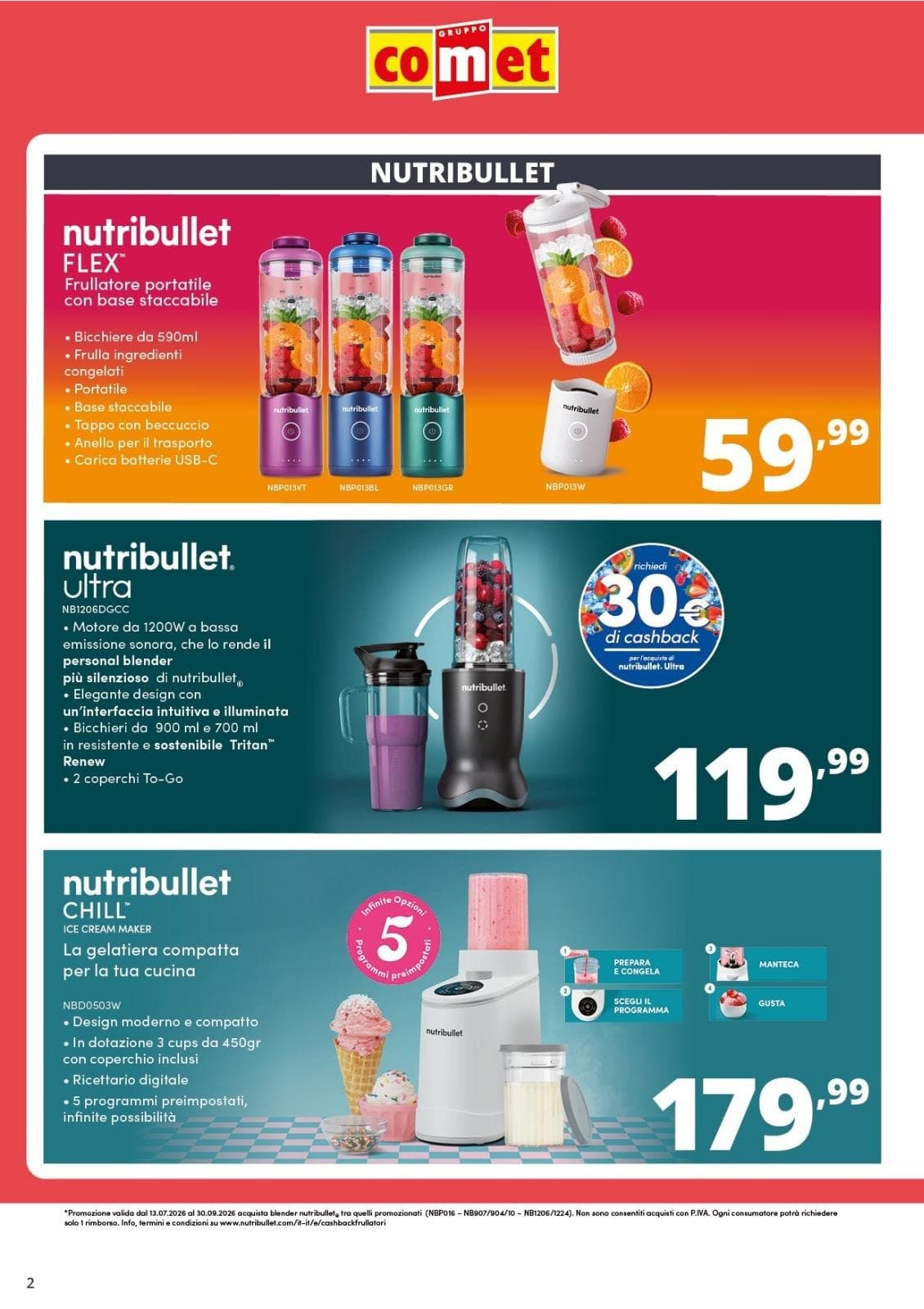 Comet katalog Nutribullet e Kenwood, 12/09/2026 – 23/09/2026