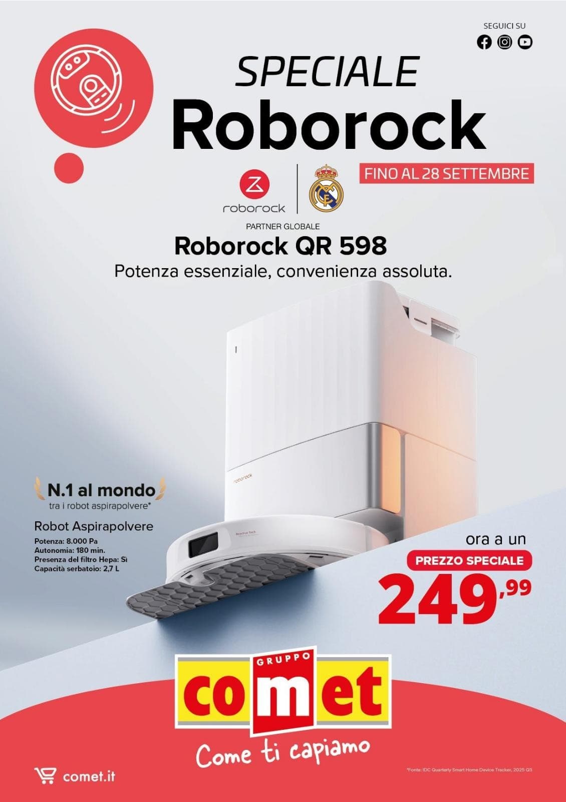 Copertina del volantino Comet Roborock