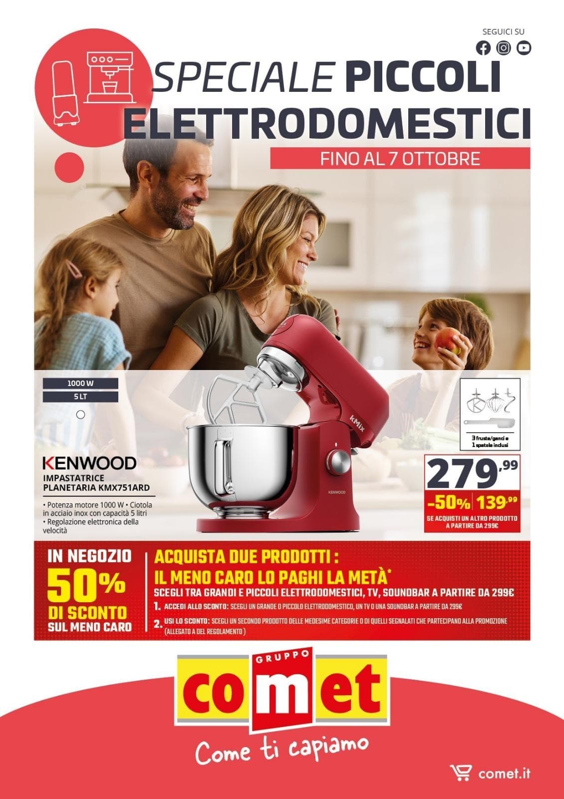 Pagina 1. del volantino Comet - Piccoli  Elettrodomestici