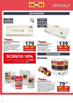 Pagina 8 del volantino Comet Piccoli  Elettrodomestici
