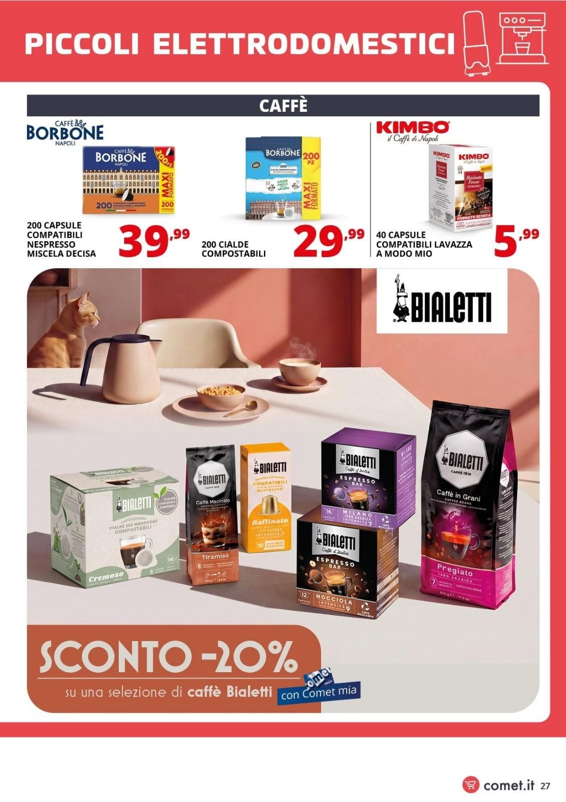 Pagina 27. del volantino Comet - Piccoli  Elettrodomestici