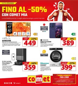 Pagina 1 del volantino Comet Fino Al -50%