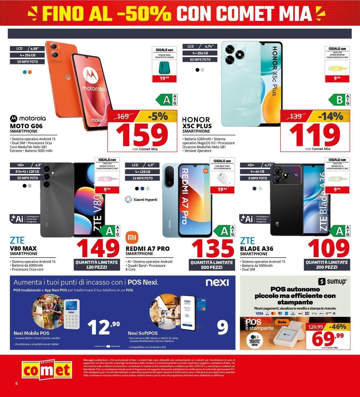 Pagina 6. del volantino Comet - Fino Al -50%