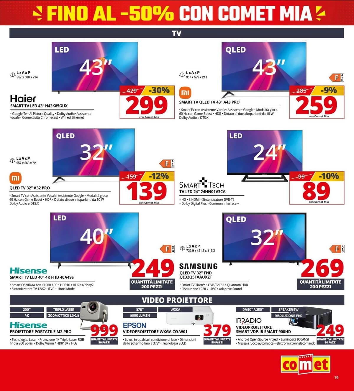 Pagina 19. del volantino Comet - Fino Al -50%