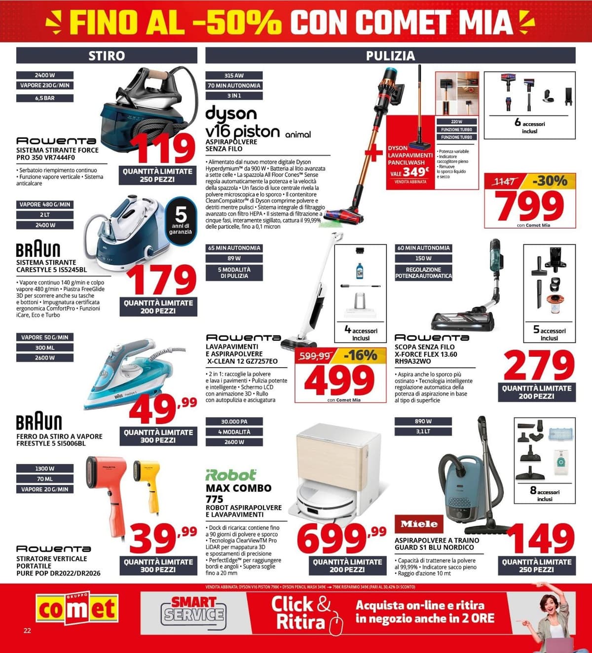 Pagina 22. del volantino Comet - Fino Al -50%