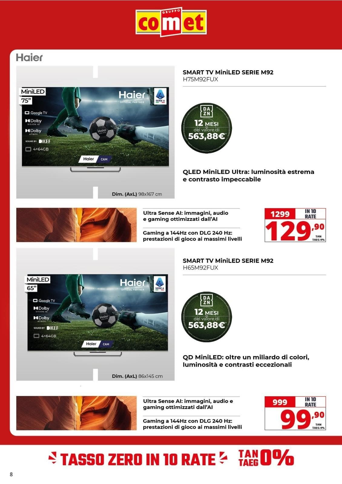 Pagina 8. del volantino Comet - Audio