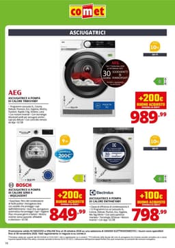 Pagina 10 del volantino Comet Lavaggio E Asciugatura