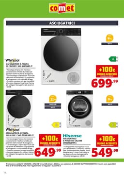 Pagina 12 del volantino Comet Lavaggio E Asciugatura