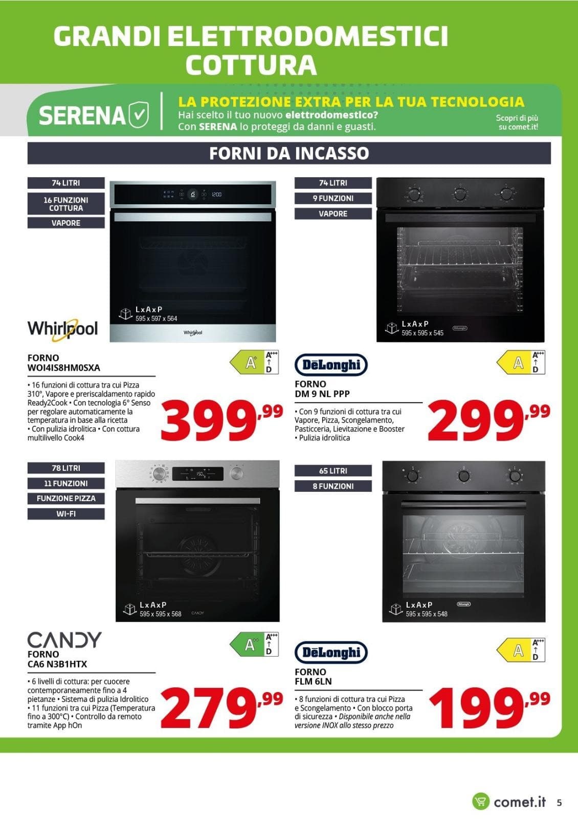 Pagina 5. del volantino Comet - Grandi Elettrodomestici
