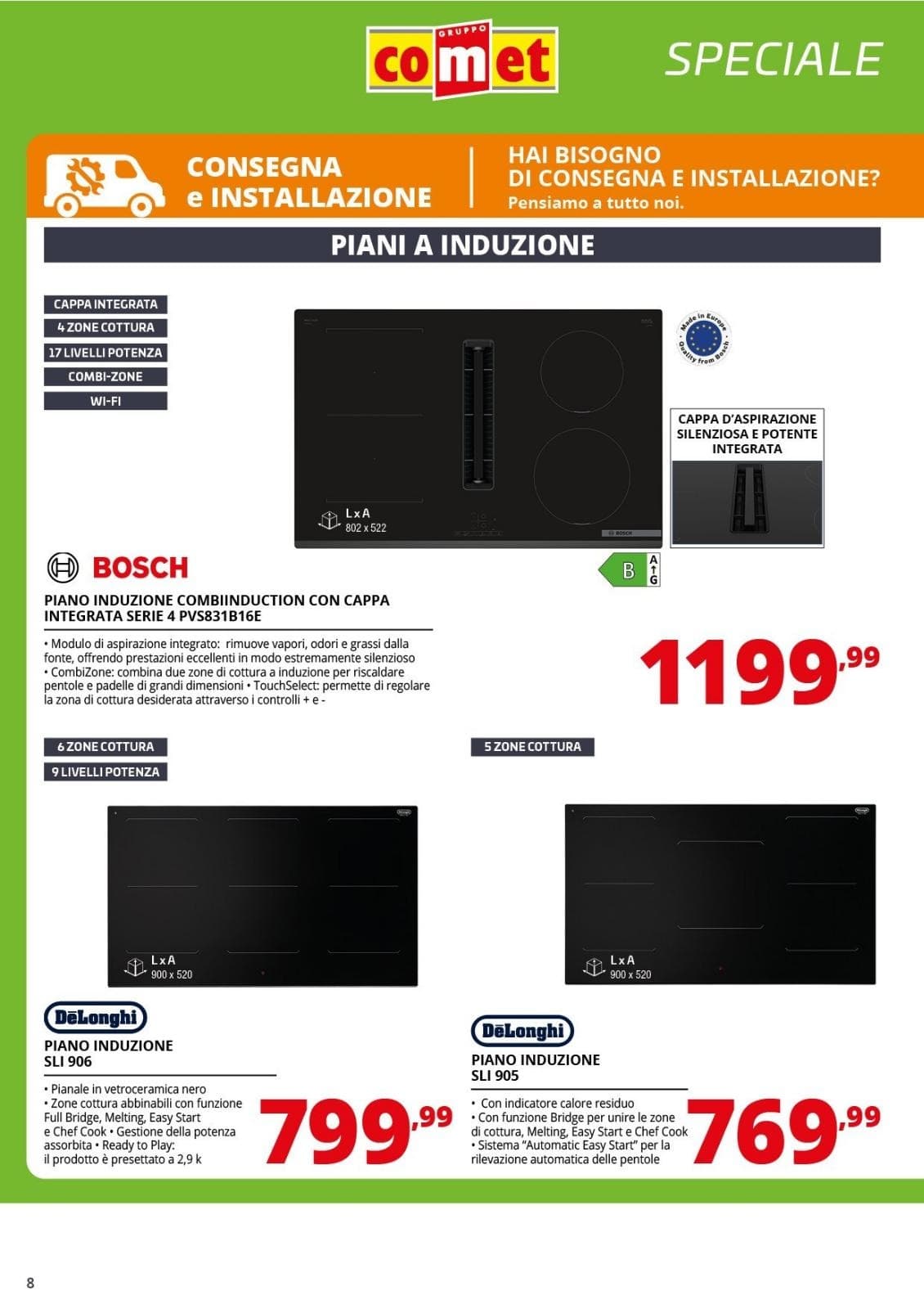 Pagina 8. del volantino Comet - Grandi Elettrodomestici
