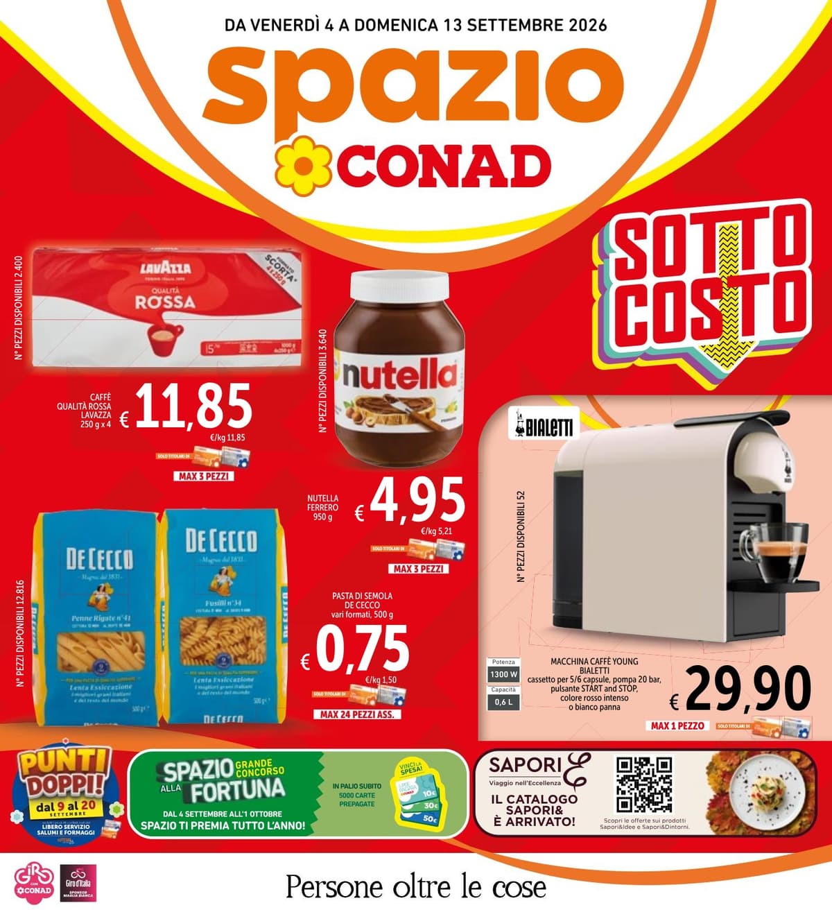 Copertina del volantino Conad Spazio - Sottocosto (Lazio)