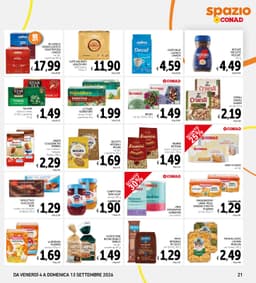 Pagina 21 del volantino Conad Spazio - Sottocosto (Lazio)