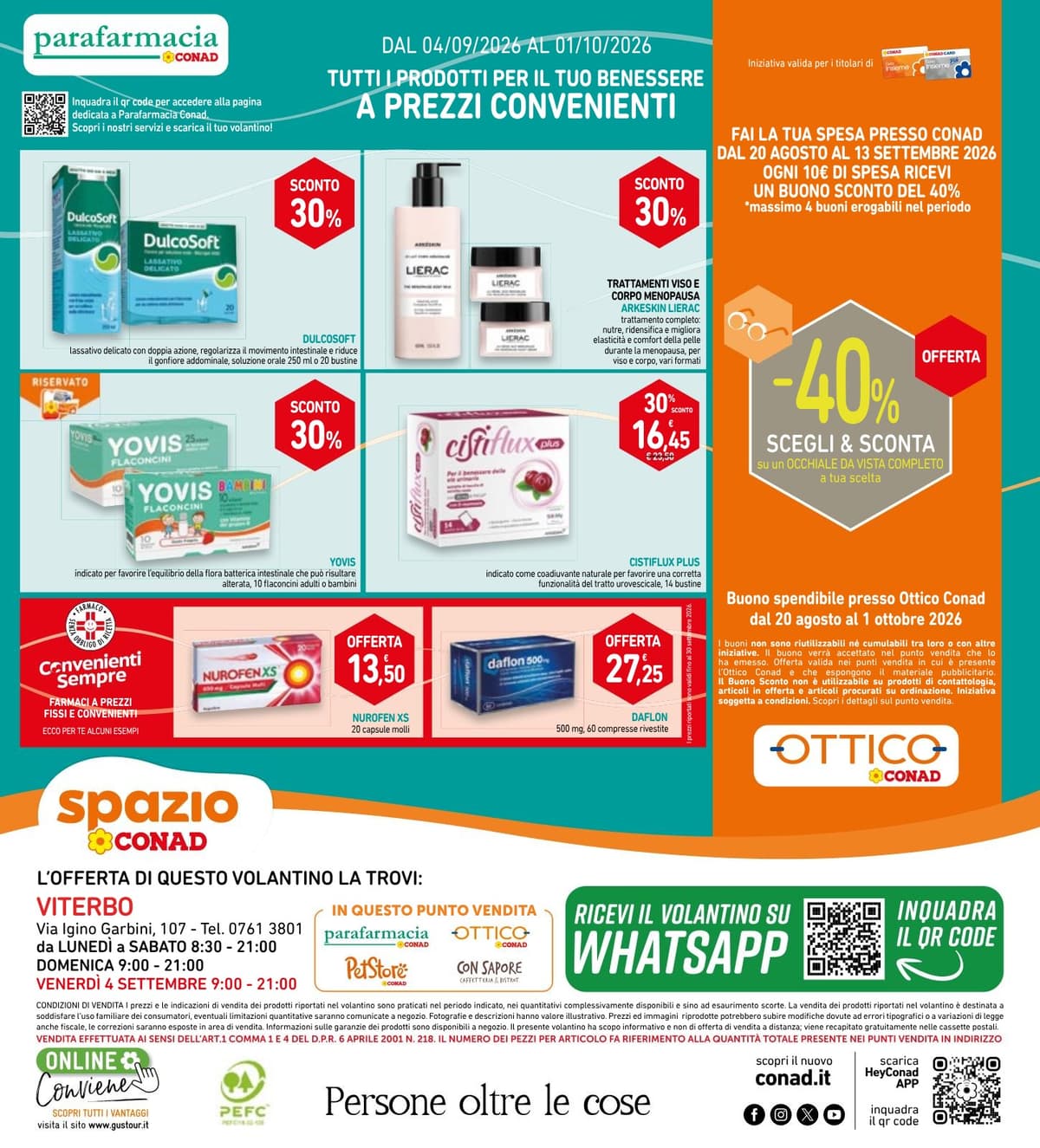 Pagina 27. del volantino Conad - Spazio - Sottocosto (Lazio)