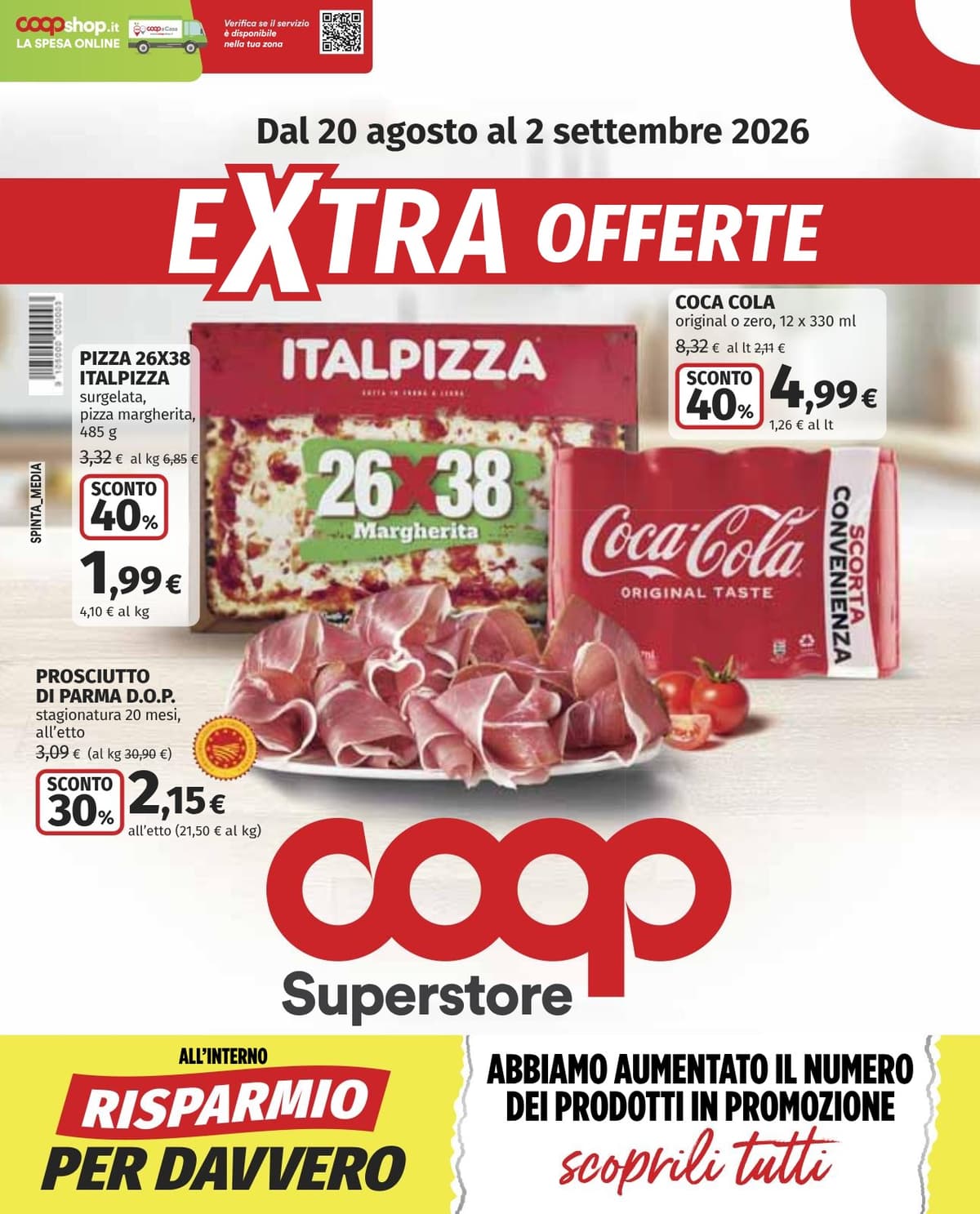 Pagina 1. del volantino Coop - Extra Offerte Superstore(Lombardia)
