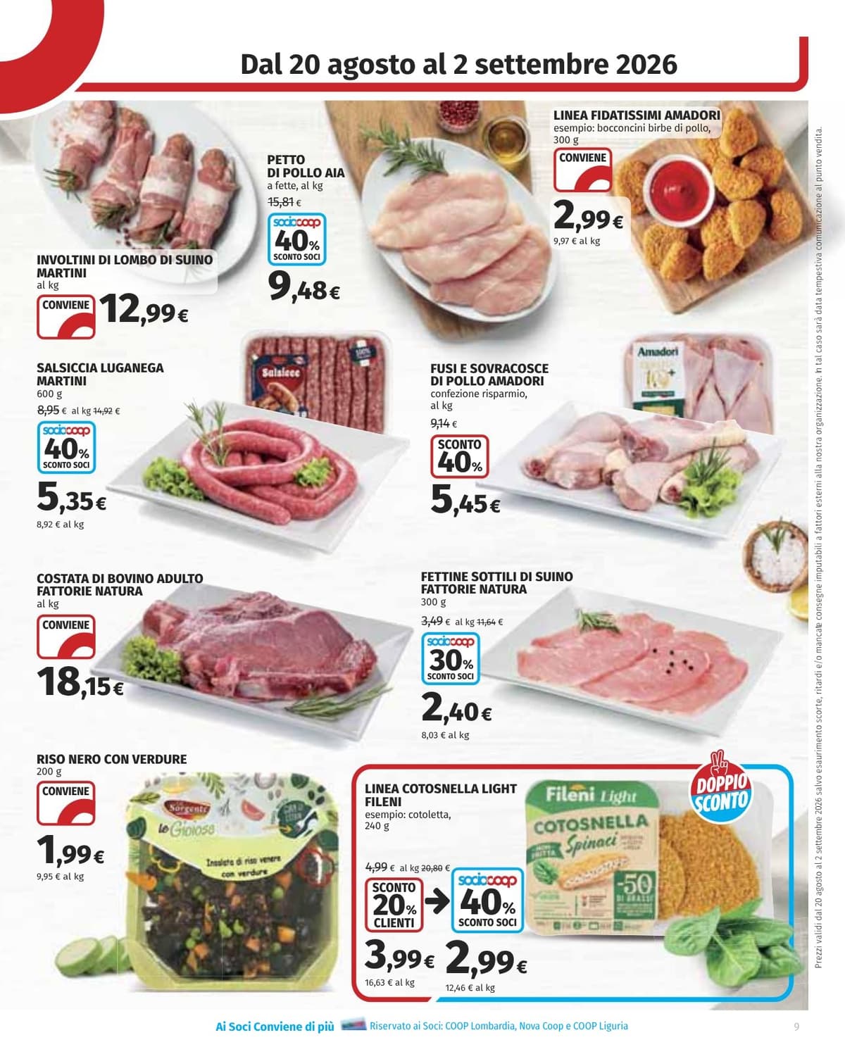 Pagina 9. del volantino Coop - Extra Offerte Superstore(Lombardia)