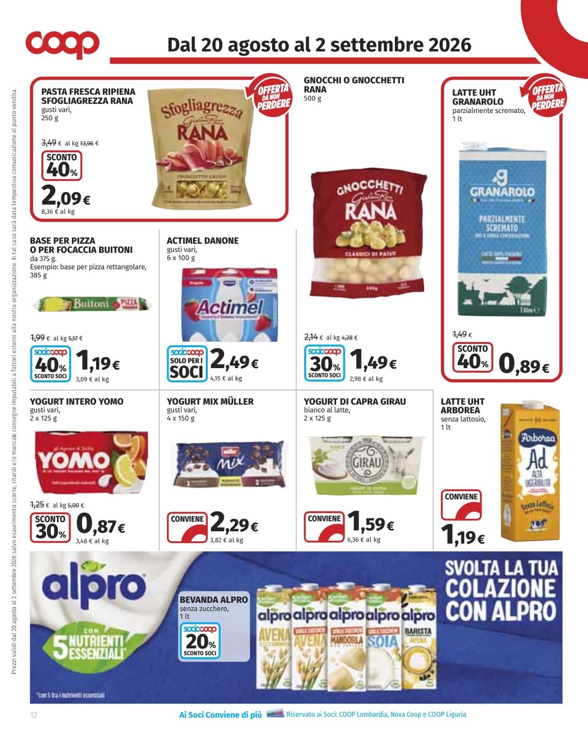 Pagina 12. del volantino Coop - Extra Offerte Superstore(Lombardia) dal 23/08/2026