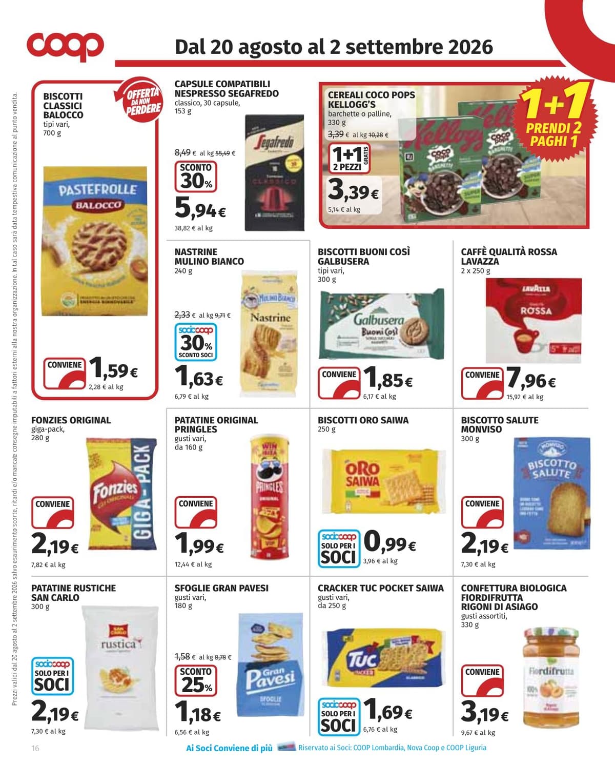 Pagina 16. del volantino Coop - Extra Offerte Superstore(Lombardia) dal 23/08/2026