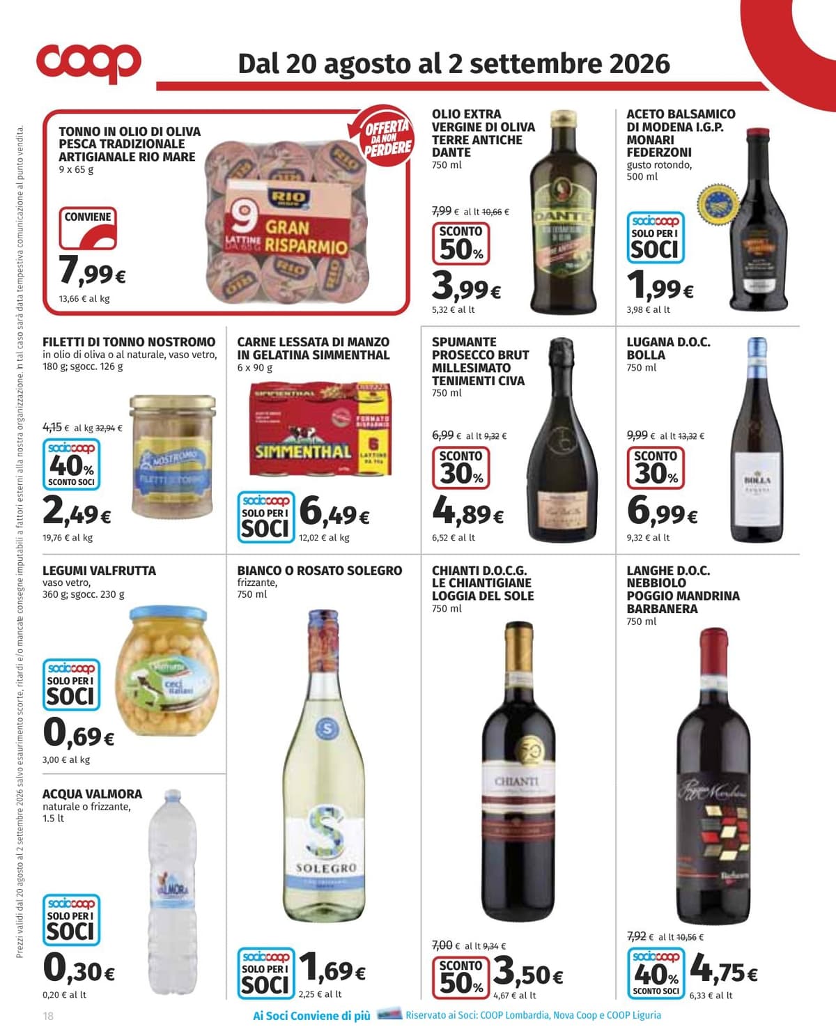 Pagina 18. del volantino Coop - Extra Offerte Superstore(Lombardia)