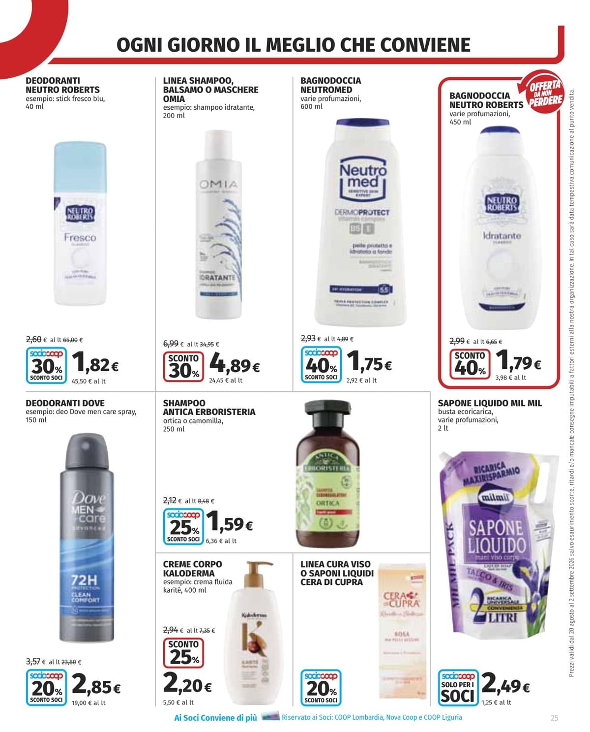 Pagina 25. del volantino Coop - Extra Offerte Superstore(Lombardia) dal 23/08/2026