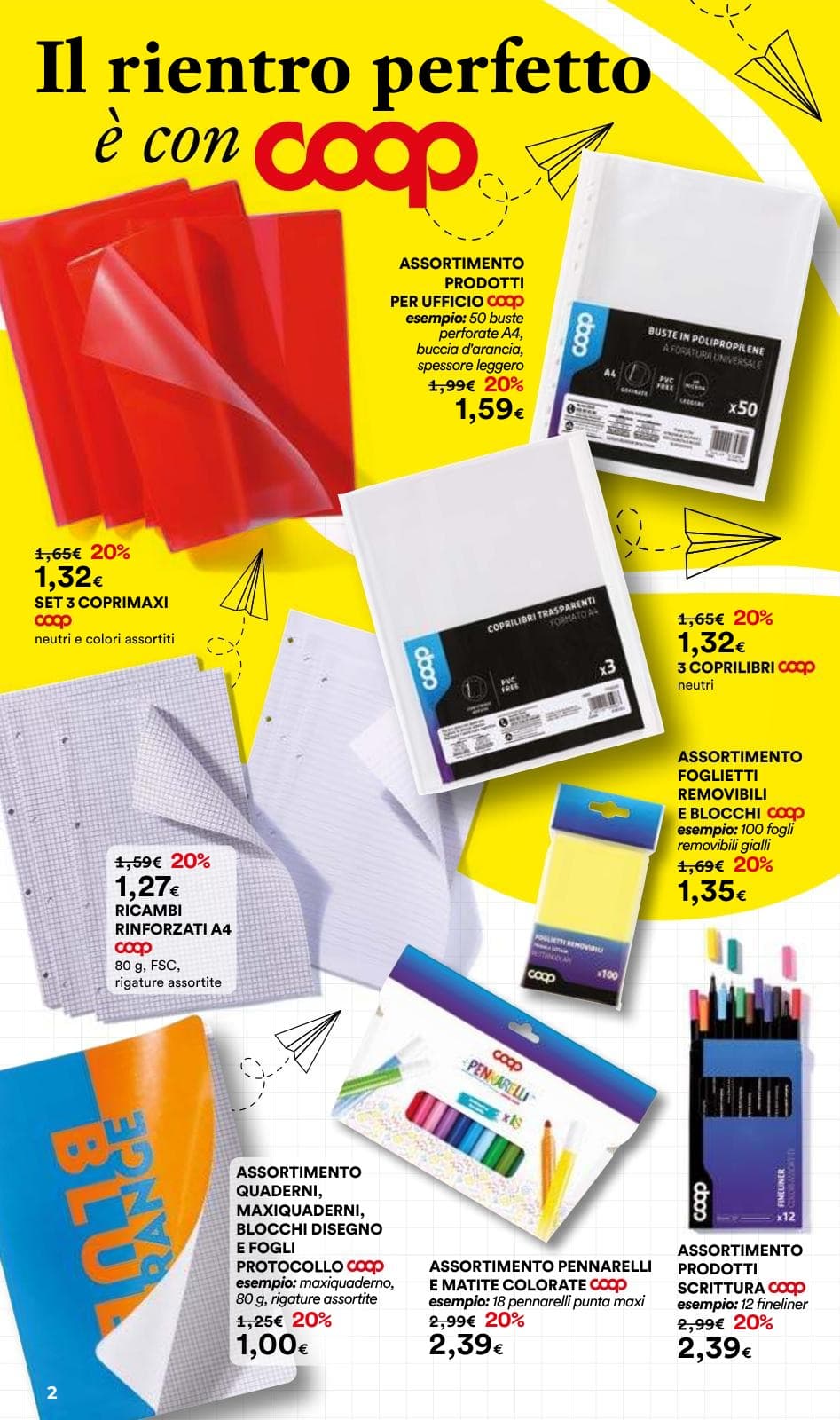 Pagina 2. del volantino Coop - Scuola (Lombardia) dal 28/08/2026