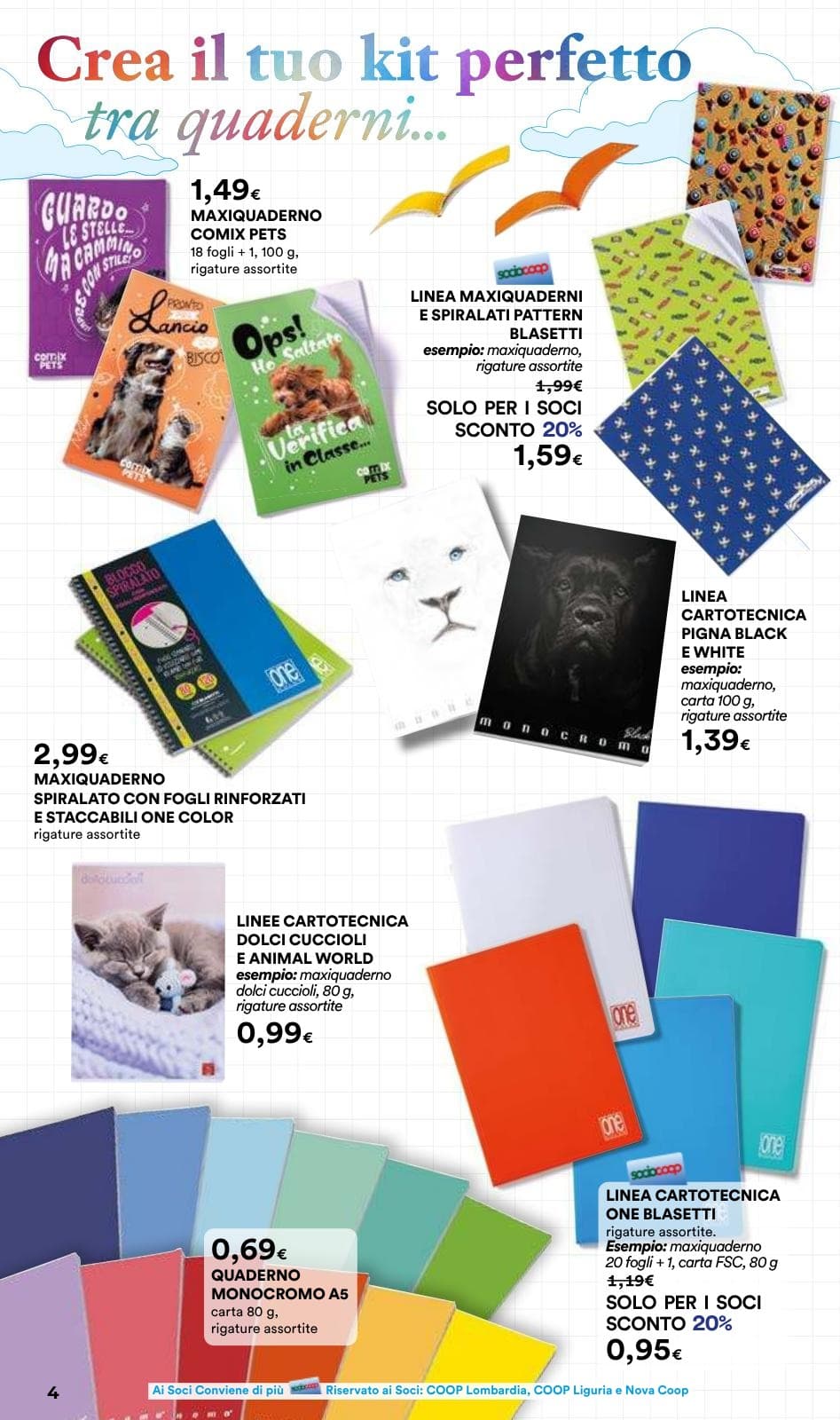 Pagina 4. del volantino Coop - Scuola (Lombardia) dal 28/08/2026