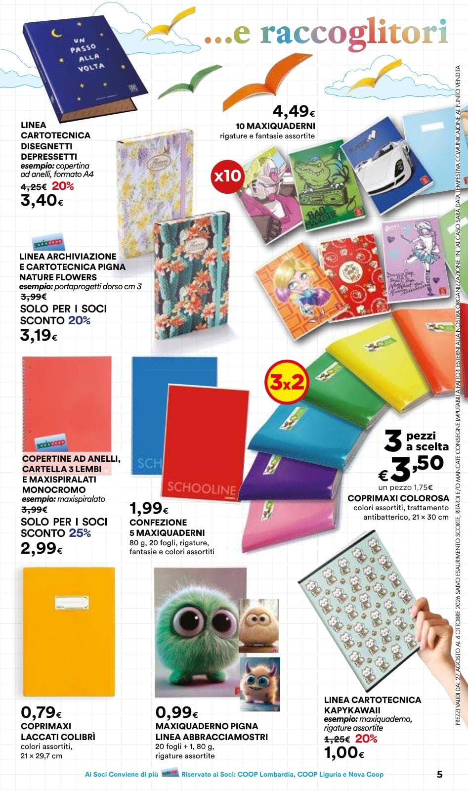 Pagina 5. del volantino Coop - Scuola (Lombardia) dal 28/08/2026