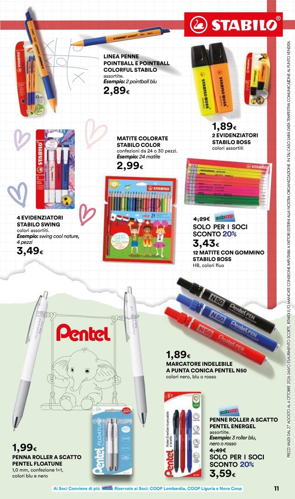 Pagina 11. del volantino Coop - Scuola (Lombardia) dal 28/08/2026
