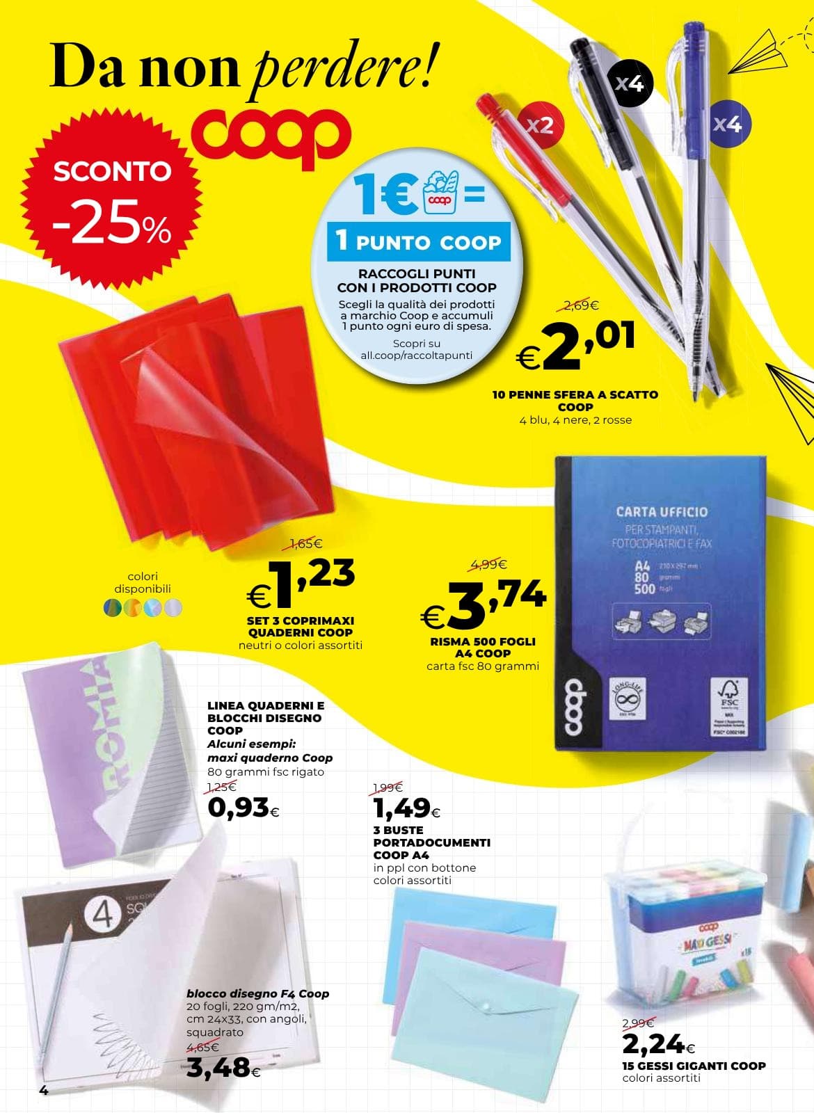 Pagina 4. del volantino Coop - Un rientro felice