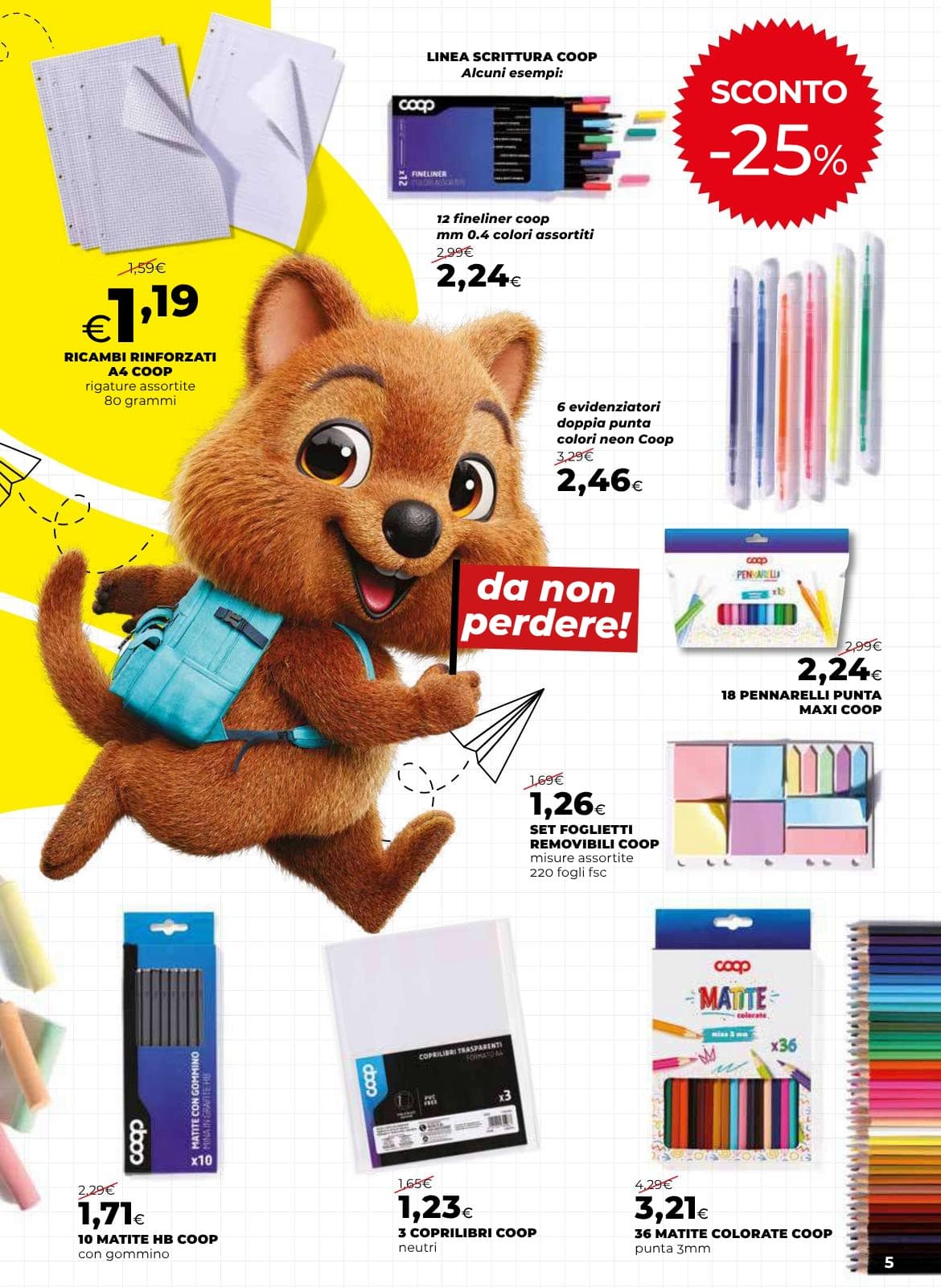 Pagina 5. del volantino Coop - Un rientro felice dal 25/08/2026