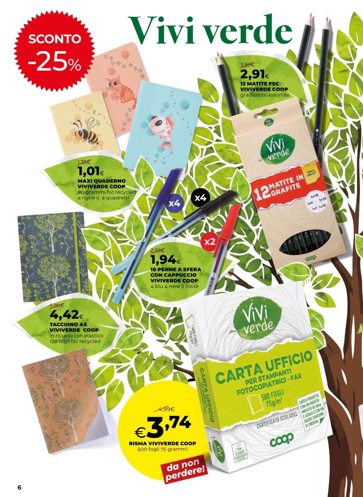 Pagina 6. del volantino Coop - Un rientro felice dal 25/08/2026