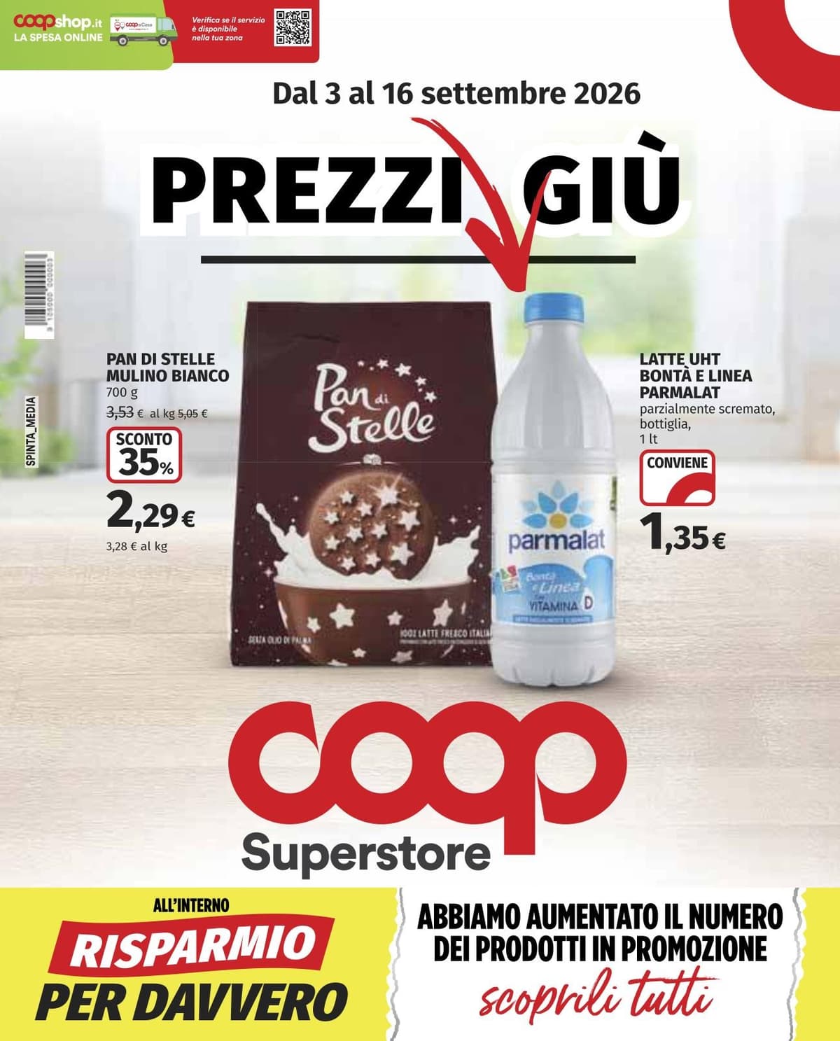Copertina del volantino Coop Prezzi Giù (Lombardia)