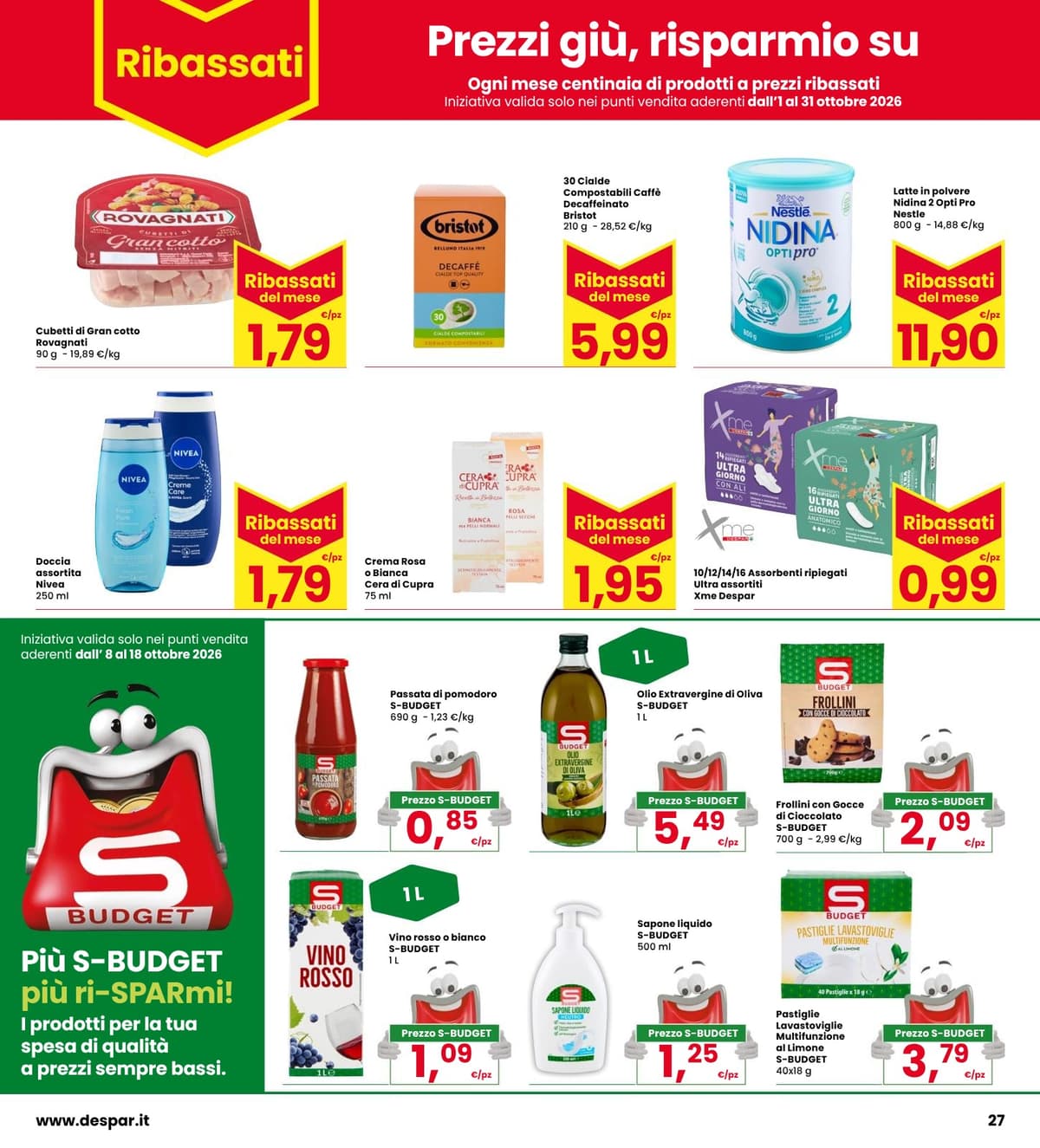 Pagina 27. del volantino DeSpar - Interspar Tante Offerte
