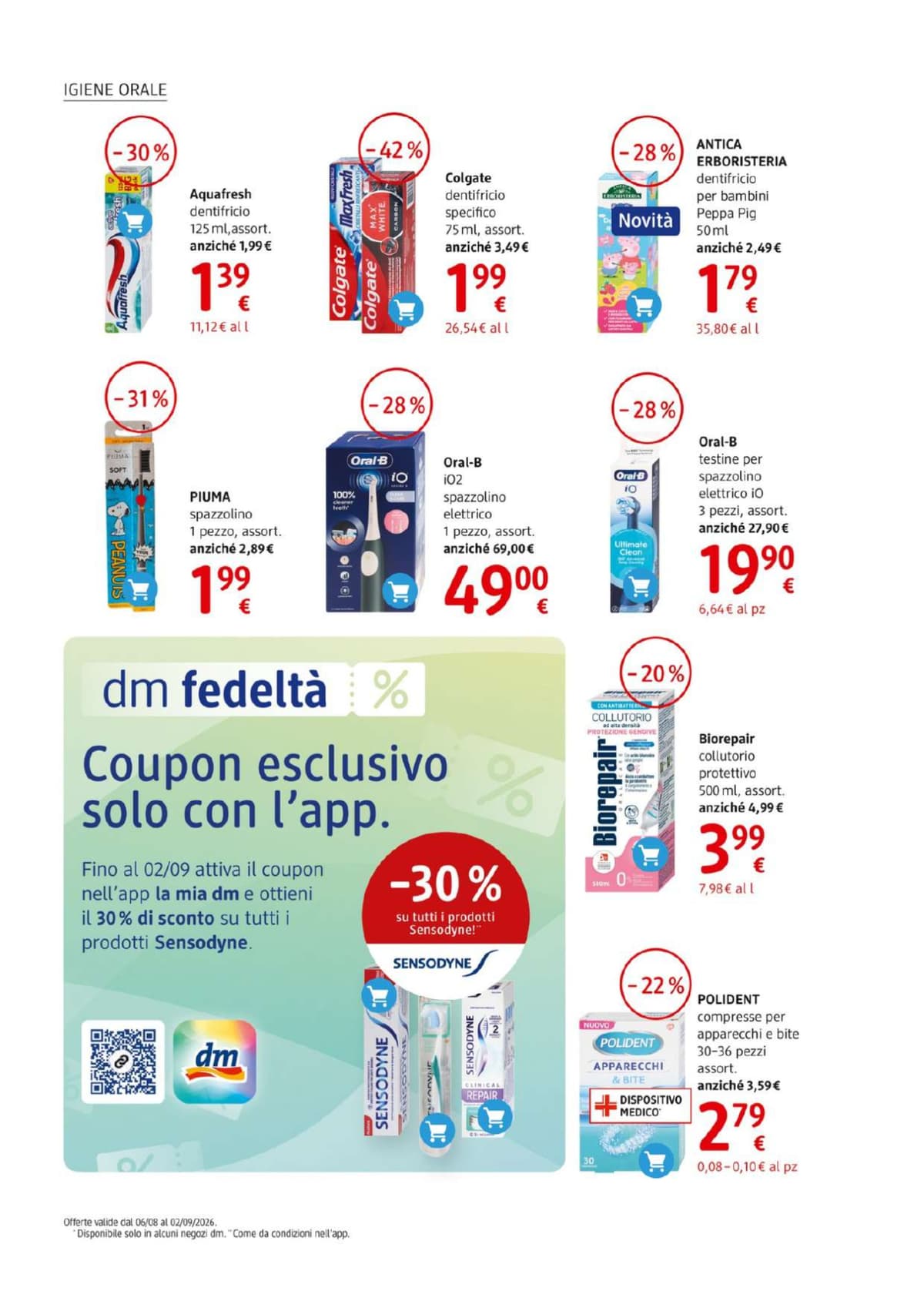Pagina 10. del volantino Dm - Agosto 2026