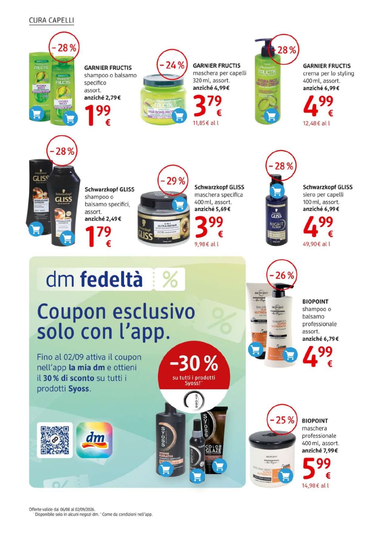Pagina 8. del volantino Dm - Agosto 2026 dal 23/08/2026